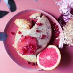 Financiers au pamplemousse rose